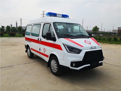 江鈴特順短軸中頂柴油版救護車